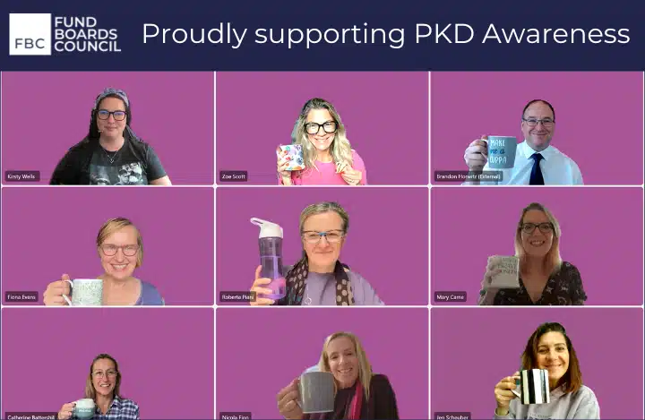 FBC team proudly supports PKD Awareness in September